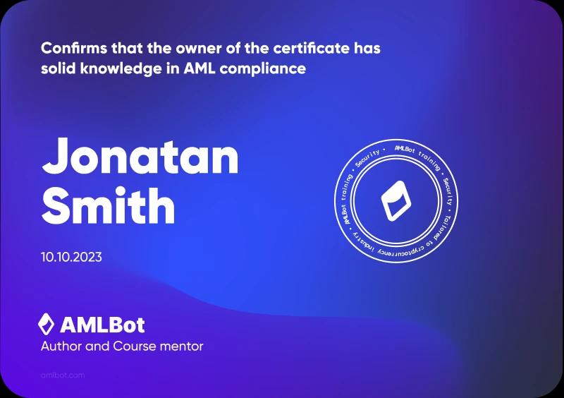 Crypto AML Compliance & Blockchain Analytics Training